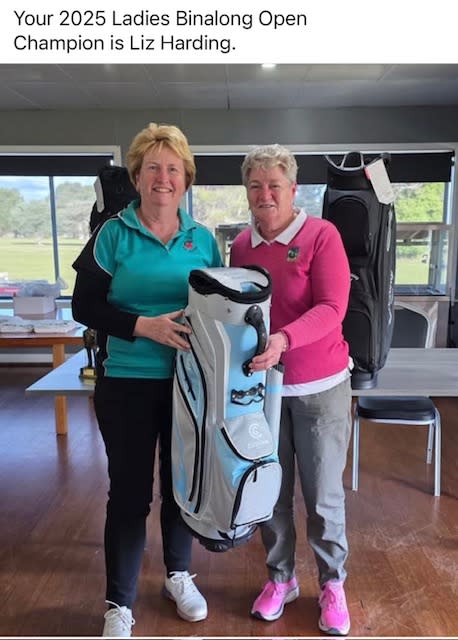 Liz Harding wins Ladies Binalong Open