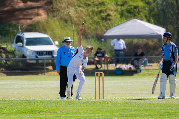 Cricketers take to the stumps