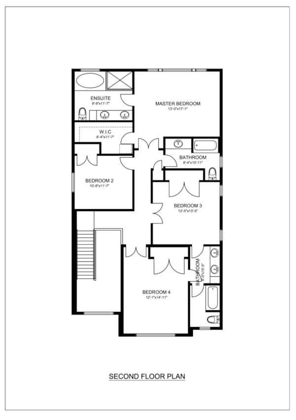 Second level floorplan