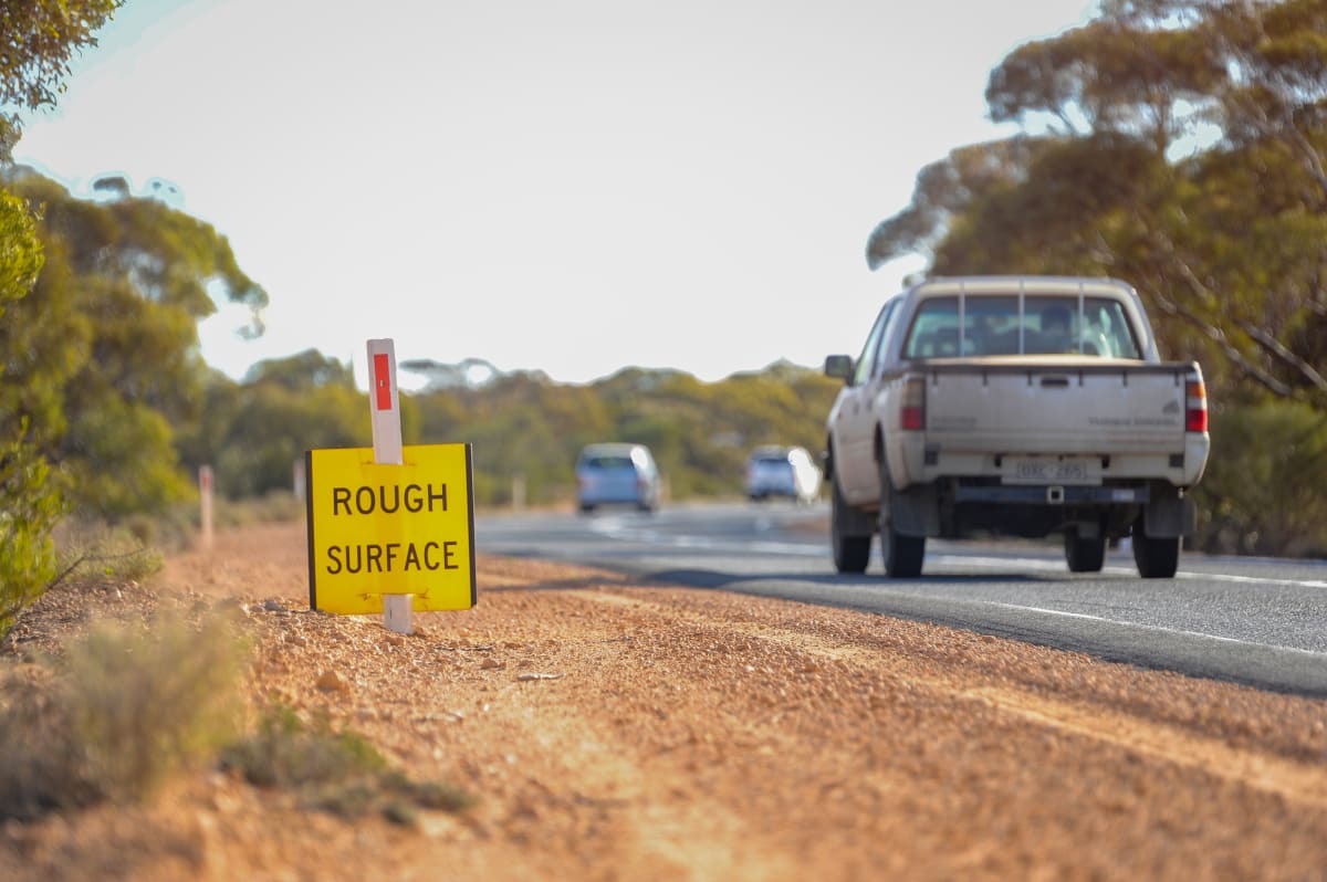 Hattah-Robinvale Road. Picture: Ben Gross