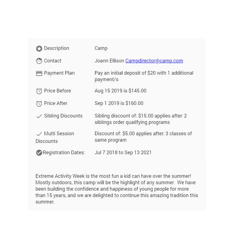 More Info Preview