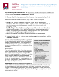 #8_Ieas Into Action_Psychological PLRs_Tips Sheet