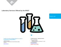Laboratory Services Offered by the IRSST - PRICE LIST