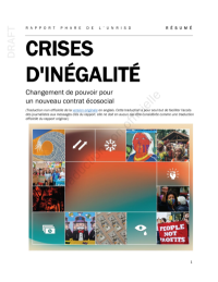 CRISES D'INÉGALITÉ lle icie f ofn n no o ucti