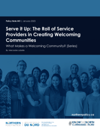 Serve it Up: The Roll of Service Providers in Creating Welcoming Communities