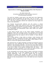 Opportunities & Challenges: The Changing Role of the Physician in Modern Society