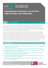 Depopulation in Ukraine: Low fertility, high mortality and emigration