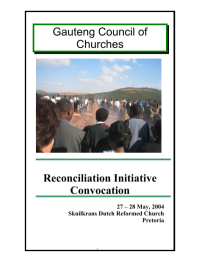 Gauteng Council of Churches - - Reconciliation Initiative