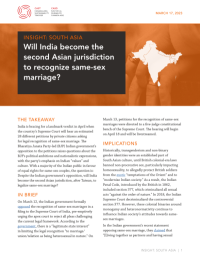 INSIGHT: SOUTH ASIA - Will India become the second Asian jurisdiction