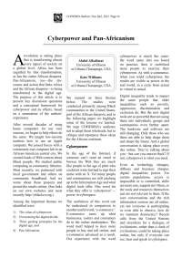 Cyberpower and Pan-Africanism A Cyberpower