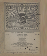 Welfare March 1927