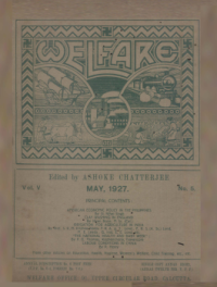 Welfare May 1927
