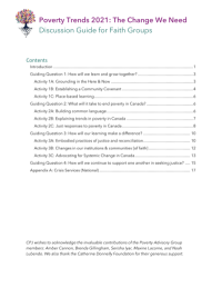 Poverty Trends 2021 Discussion Guide – Faith Groups