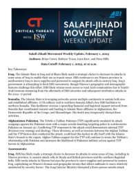 Salafi-Jihadi Movement Weekly Update, February 1, 2023 Authors: Data Cutoff: February 1, 2023, at 10 a.m.