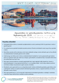 Pwyntiau allweddol
