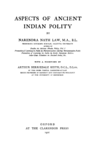 Aspects of Ancient Indian Polity