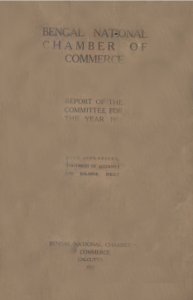 Bengal National Chamber of Commerce Report of the Committee For The Year 1931