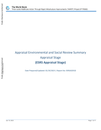 Appraisal Environmental and Social Review Summary (ESRS) - Timor-Leste Healthcare Action Through Rapid Infrastructure Improvements (?HARI'I?) Project - P179592 (English)
