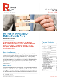 Innovation or Monopoly? Making Patents Work - When evaluated from an economic perspective,