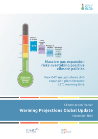 Warming Projections Global Update November 2022