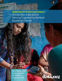2023 Data for Social Impact Report | Accelerate Aspirations: Moving Together to Achieve Systems Change