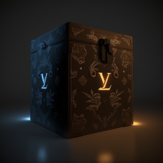 Set of 7 Louis Vuitton boxes