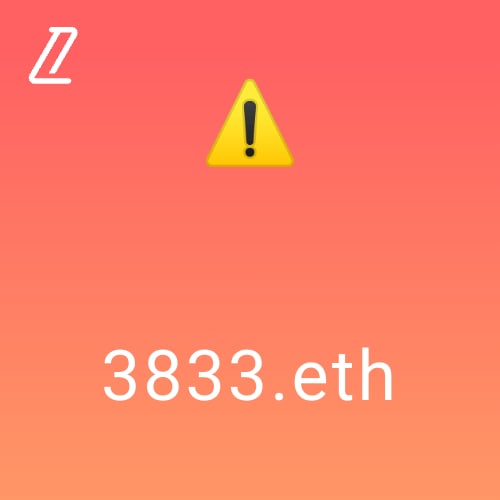 NFT called 3833.eth