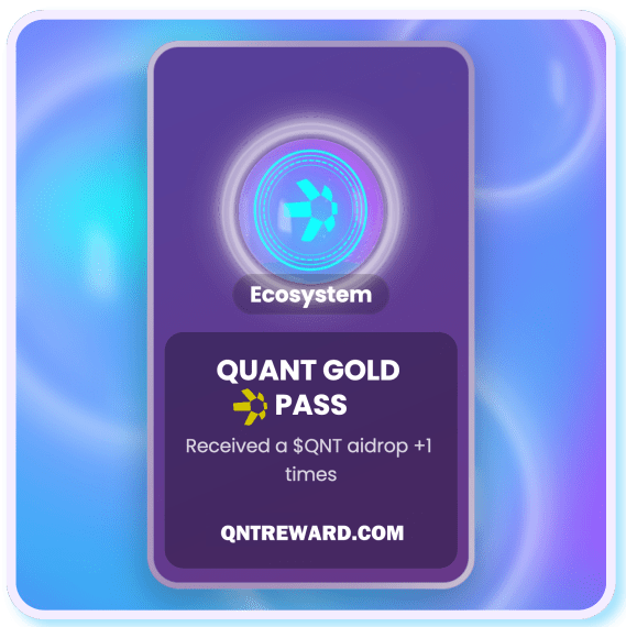 NFT called QUANT: Gold Airdrop Pass