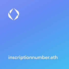 NFT called inscriptionnumber.eth