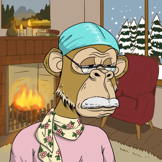 NFT called Elderly Ape #151