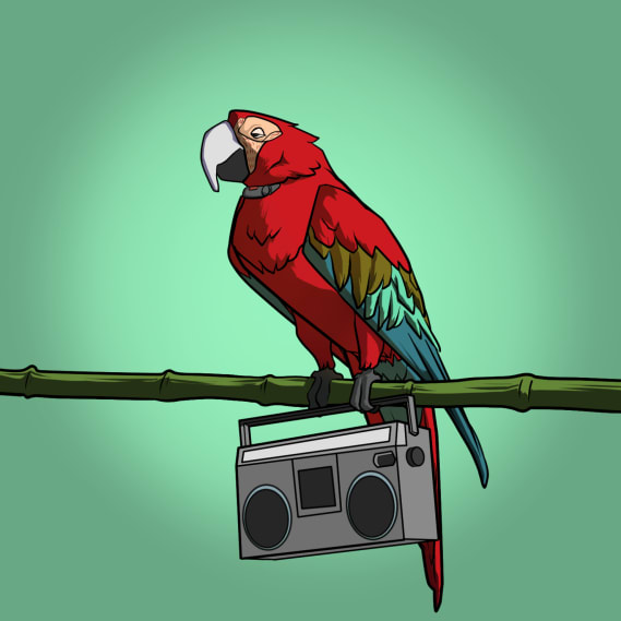 NFT called Proper Parrot Tree Club #2536