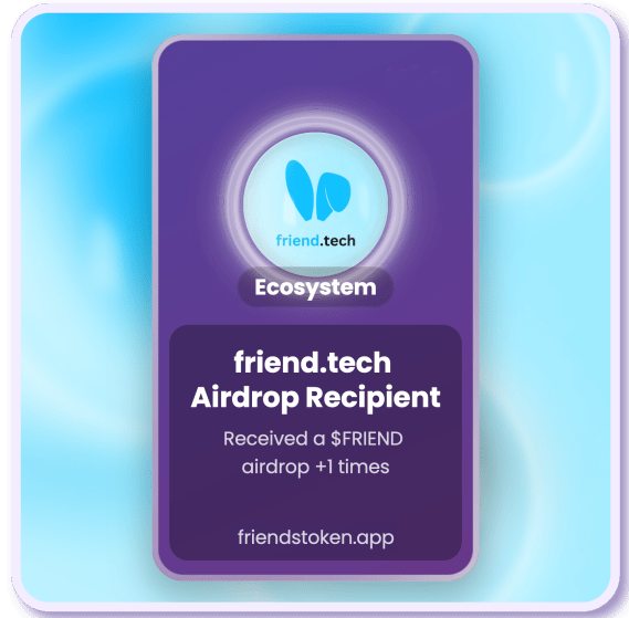 NFT called Friends Tech: Airdrop Recipient