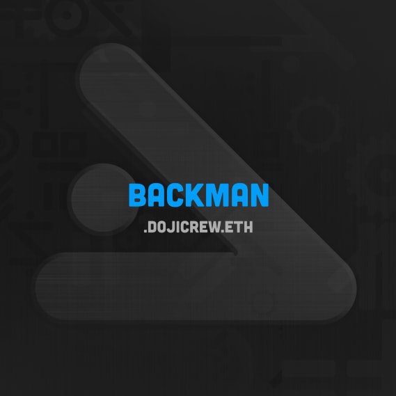 NFT called BACKMAN.DOJICREW.ETH