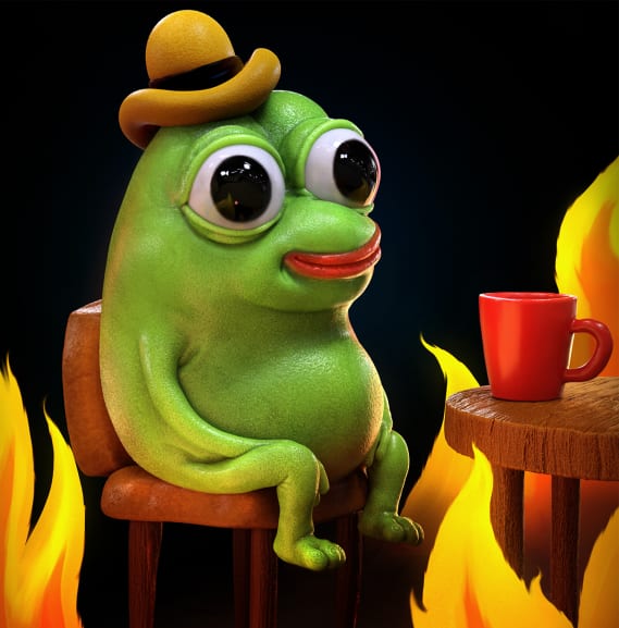 NFT called 🐸 This is Fine