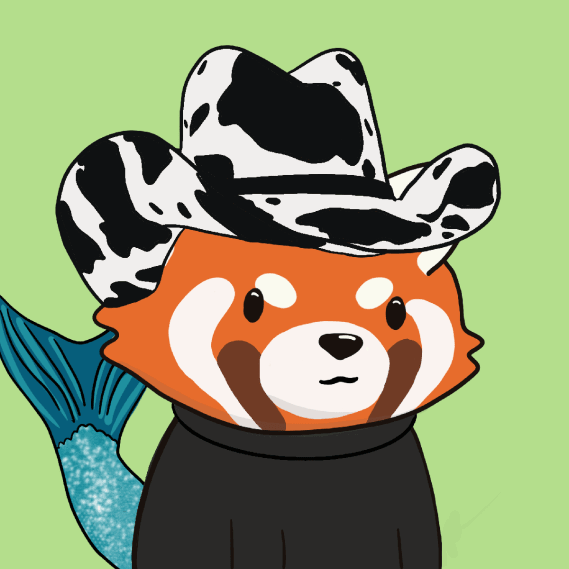 NFT called Okay Red Panda #4612