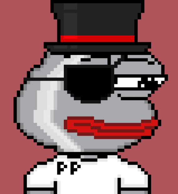 NFT called Pixelated Pepes NFT #1198