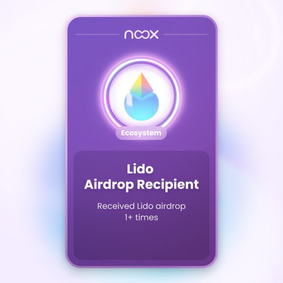 NFT called Noox: Lido Airdrop Recipient
