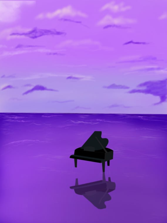 NFT called Memory Lane: Purple Piano