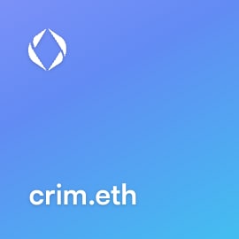 NFT called crim.eth