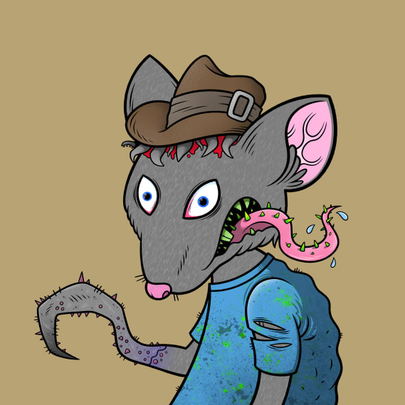 NFT called Mutant Rat #28