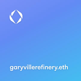 NFT called garyvillerefinery.eth