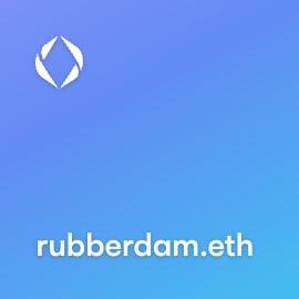 NFT called rubberdam.eth