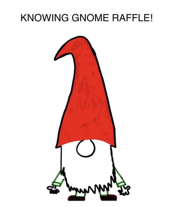 NFT called VeeFriend Raffle Ticket: Knowing Gnome