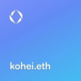 NFT called kohei.eth