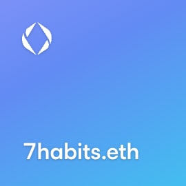 NFT called 7habits.eth