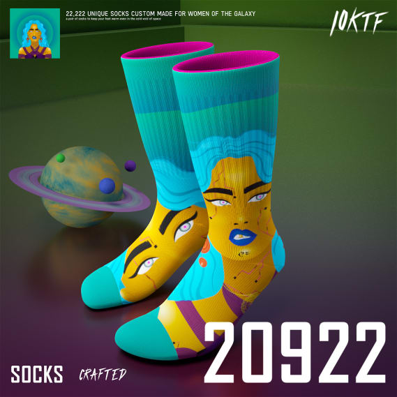 NFT called Galaxy Crew Socks #20922