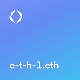 NFT called e-t-h-1.eth