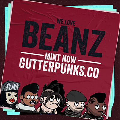 NFT called Gutter Punks Flyer - BEANZ