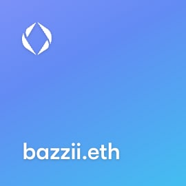 NFT called bazzii.eth