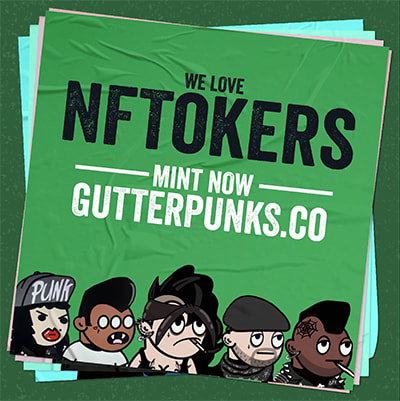 NFT called Gutter Punks Flyer - NFTokers